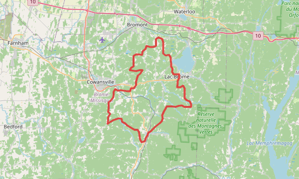 Carte de la sortie Attache ta Tuque avec de la Broche 88 KM / 1600MD+