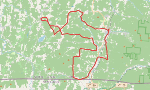 Carte de la sortie Blue Sky Mine 71km/1100MD+