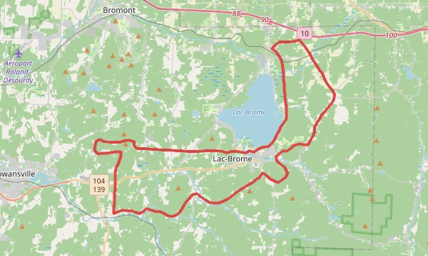 Carte de la sortie Caliente 63KM / 1000MD+