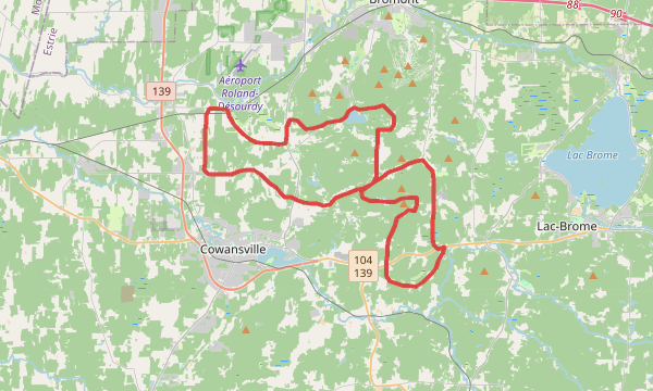 Carte de la sortie circuit #2     51km/750MD+