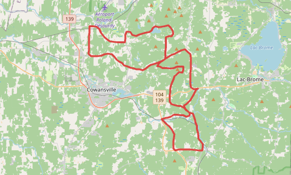 Carte de la sortie circuit #3     70km/1100MD+