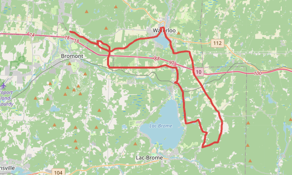 Carte de la sortie Free Bird 59KM / 562MD+