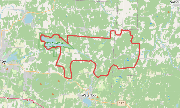 Carte de la sortie Grand Hippopotame 66KM/900MD+