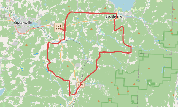 Carte de la sortie La petite Bûche  60KM / 1100MD+