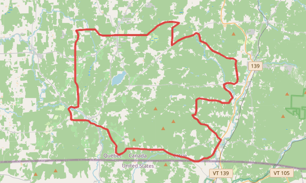 Carte de la sortie La routes des Légendes