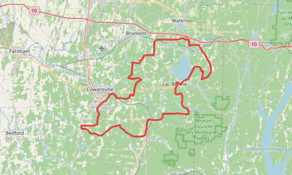 Carte de la sortie Lumberjack 122KM/2000MD+