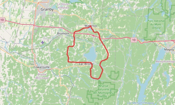 Carte de la sortie Mémo 66km / 1100MD+