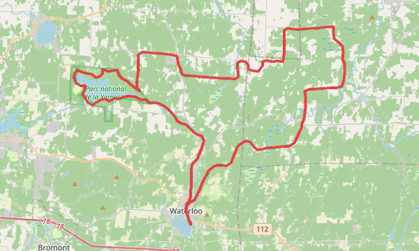 Carte de la sortie Paradise City 80km / 930MD+