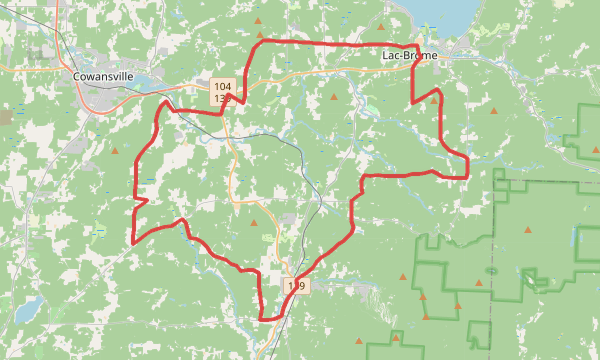 Carte de la sortie Pas le temps de ramasser les feuilles 67 KM / 1250MD+