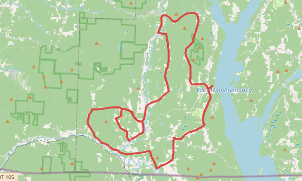 Carte de la sortie Pork Épic 75km