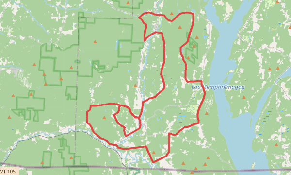 Carte de la sortie Pork Épic 78km / 1300MD+