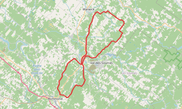 Carte de la sortie RAD longue 2025