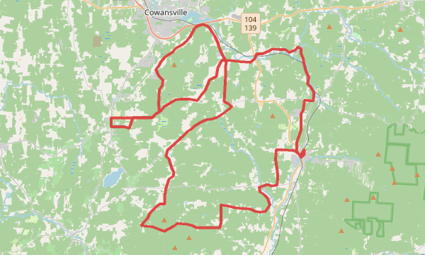 Carte de la sortie Roses 85km/1400MD+