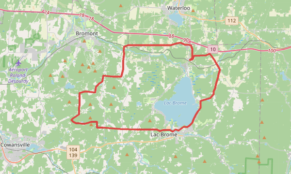 Carte de la sortie Saturday Coffee Ride