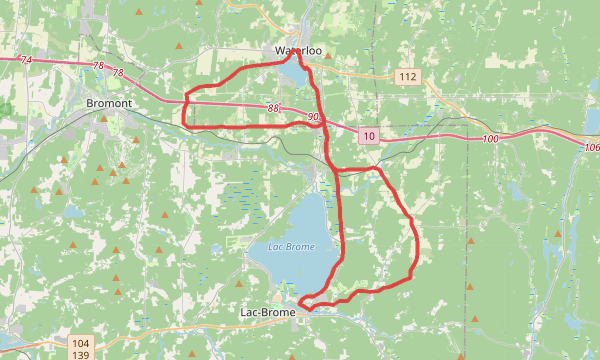 Carte de la sortie Soirée Nocturne 51KM / 450MD+