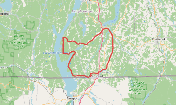 Carte de la sortie Stayin' Alive 76km / 1375MD+