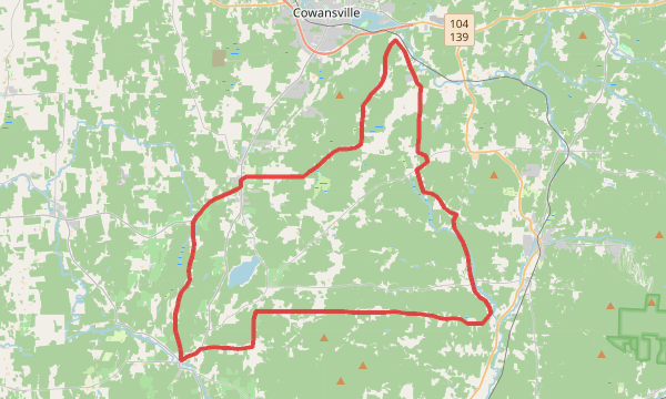 Carte de la sortie Sun To Me 57km / 666MD+