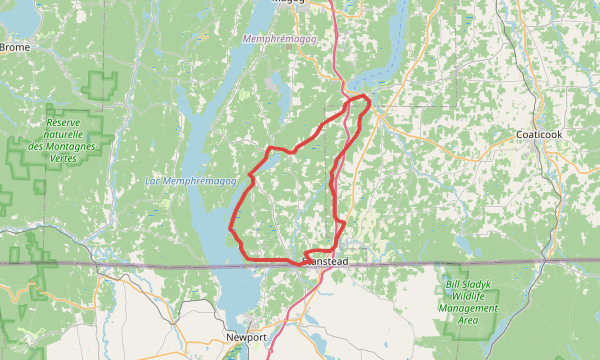 Carte de la sortie Sunrise 61KM