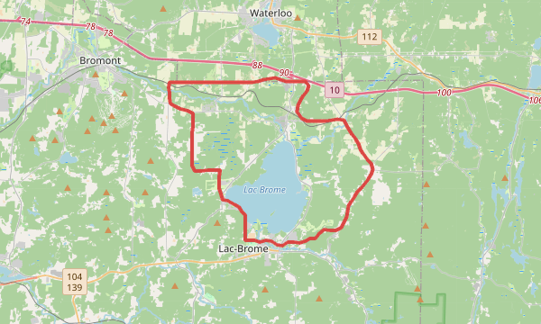 Carte de la sortie Take a Trip 41KM / 465MD+