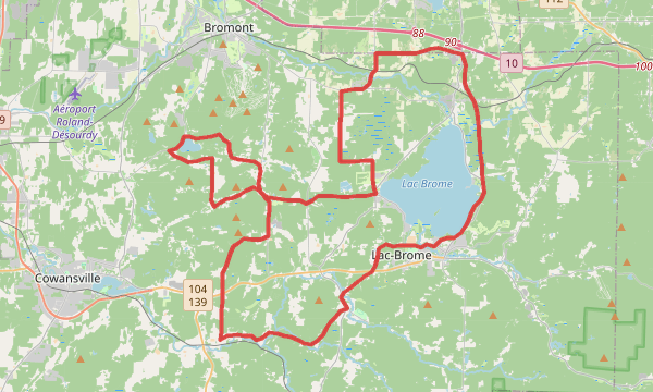 Carte de la sortie une belle ride avant de partir
