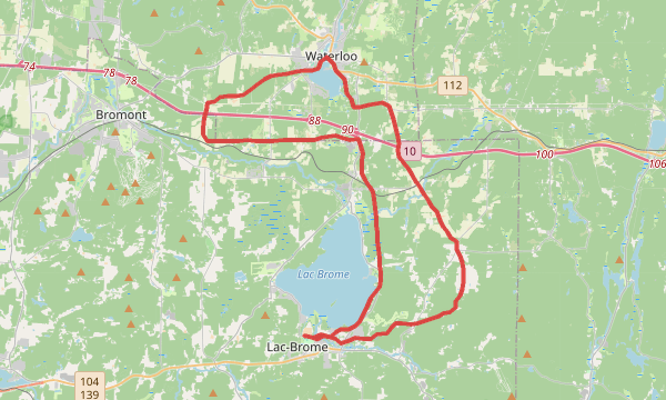 Carte de la sortie When I Get To Heaven 53KM/500MD+